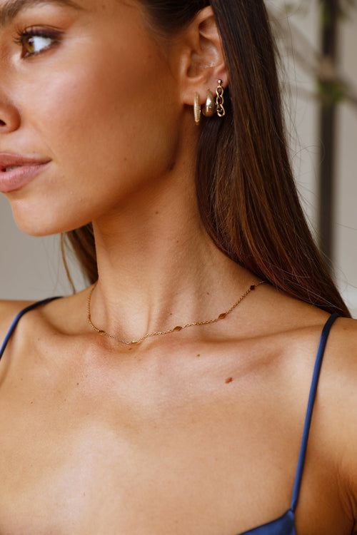 Colar VIVI banhado a ouro 18K